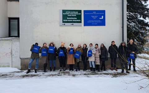 NVSPL svečiavosi Kauno kolegijos studentai